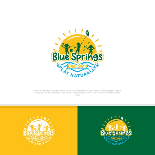 Help us discover our brand for summer day camp! Design by StudioJack