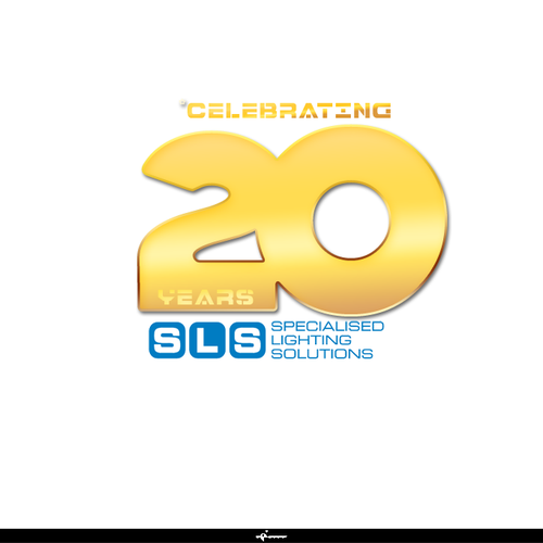 Celebrating 20 years LOGO Design por ogioooo