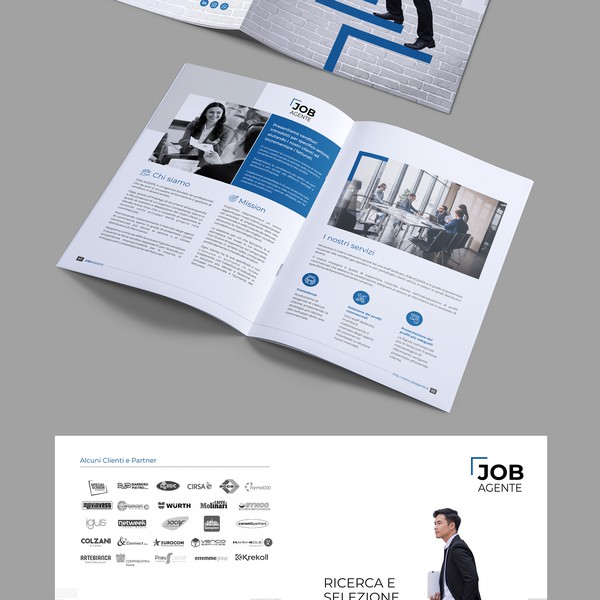 Design by Justdesign® titled "Job  Agent brochure "