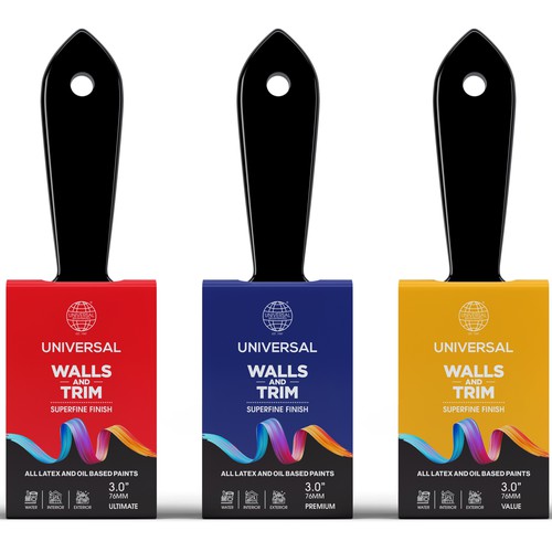 Designs | Professional Paint Brush Packaging | Product packaging contest