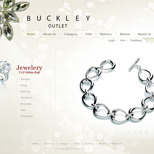 Jewellery E-Commerce Template Required For Magento デザイン by shakir1986