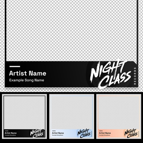 Create A Branded & Branded Overlay For Our Music Releases' Cover Artwork Design by ijoelpitulikur