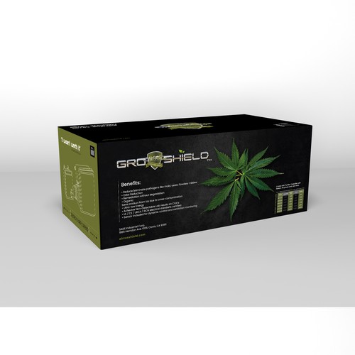 Diseño de Retail packaging for Advanced Air Purifier for Cannabis and Ag de zarifa86