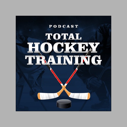 Designs Podcast cover for Total Hockey Training Podcast Podcast contest