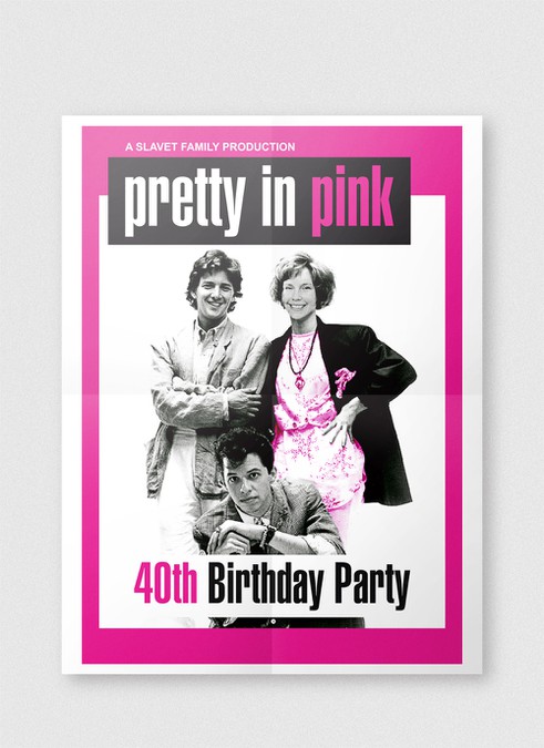 40th paperless birthday post Post bday Paperless 40th  for 80s  themed invite contest