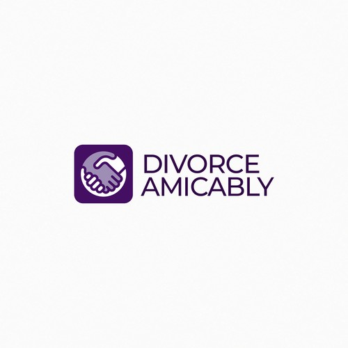 Logo for a new, healthy way for reasonable people to divorce Design by George d