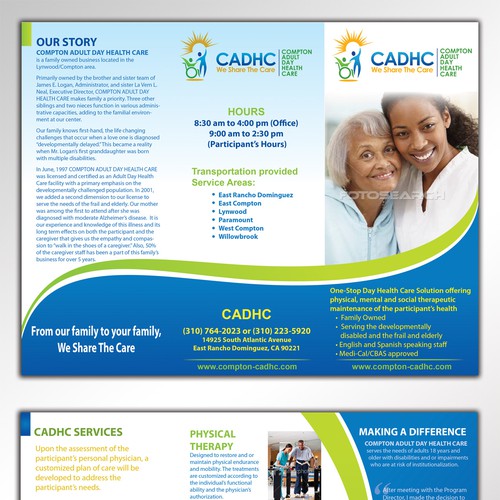 Help Compton Adult Day Health Care with a new brochure design Design by Arttero