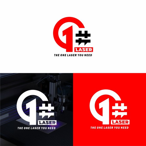 Please design the best logo for consumer laser industry for "1 Laser" Design by Rizz Visual