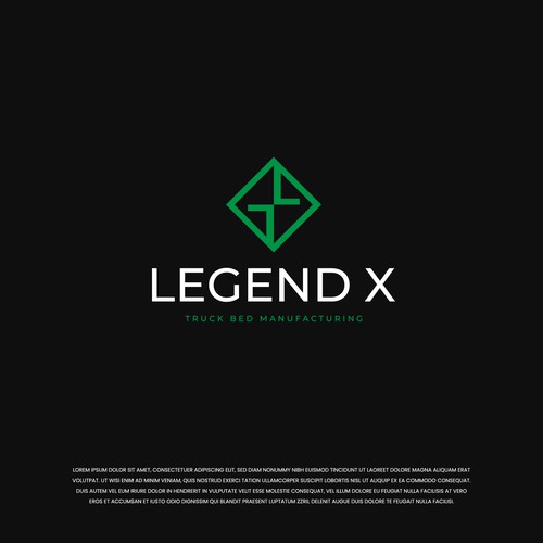Legend X Truck Bed's Logo Design by Neutra®