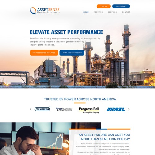 Engaging B2B Website Upgrade for AssetSense Design by Maddy Creative