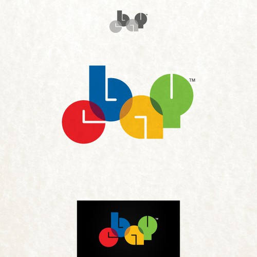 99designs community challenge: re-design eBay's lame new logo! Design by pandisenyo