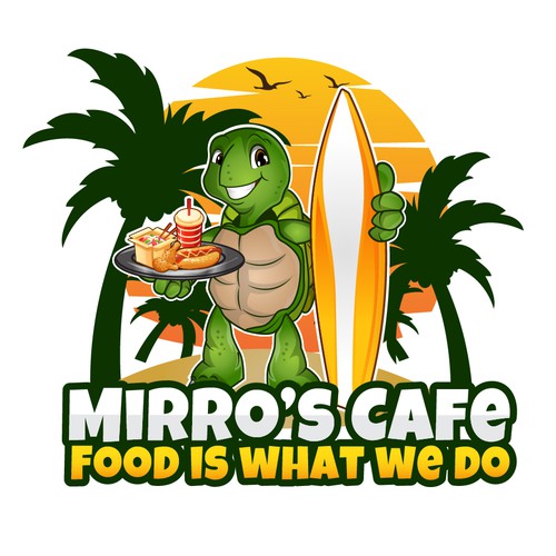 Designs | Design a vibrant logo for an awesome beach cafe | Logo design ...