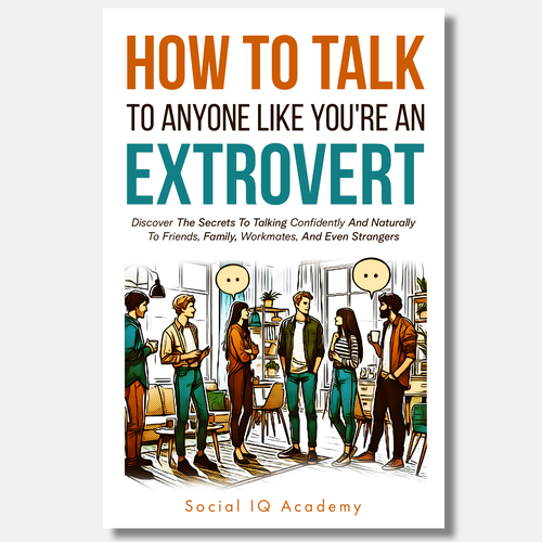 Design a catchy "How To Talk To Anyone" book cover Design by RedFOX❤