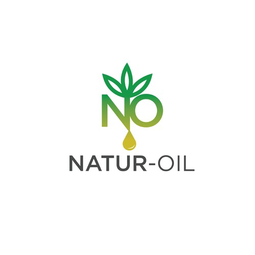 Logo representing bio based oil products. Design réalisé par Dario