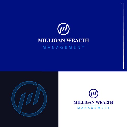 Simple elegant logo to attract clients for wealth manager Design by Wajahat_designs