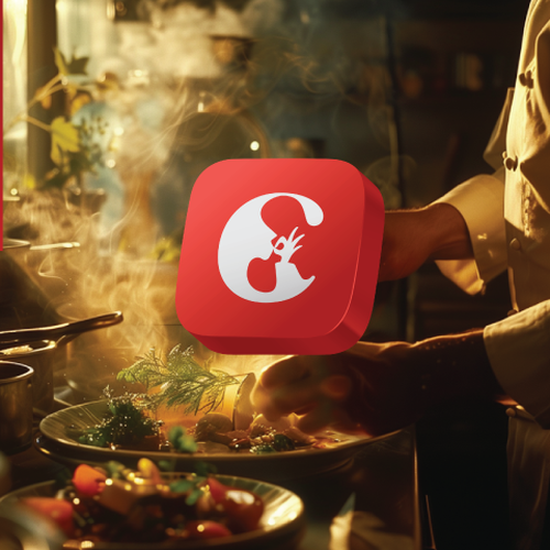 "CHEF": Food & Cooking Social Media Logo Design by Art.Mandi