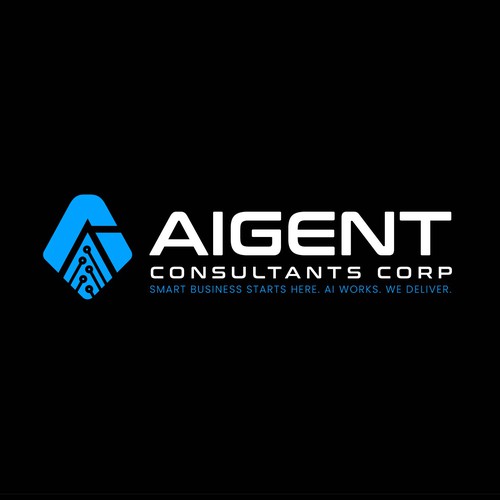 AI Agent Company: Appealing to small to medium sized businesses. Design by sriredjeki
