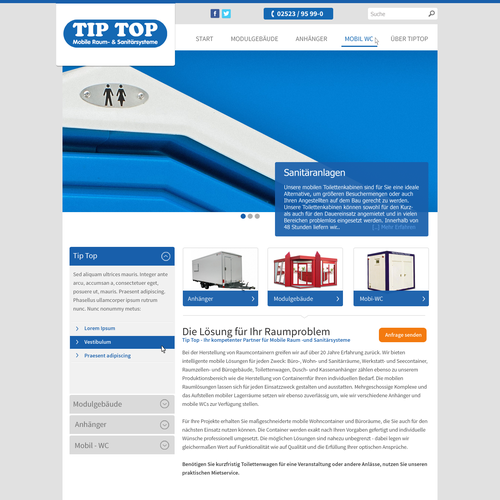 Proposta di design per un contest della categoria Design di sito web realizzata da malzi.