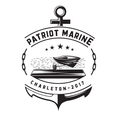 New marine repair company needs a modern classic logo. Design by Night Hawk