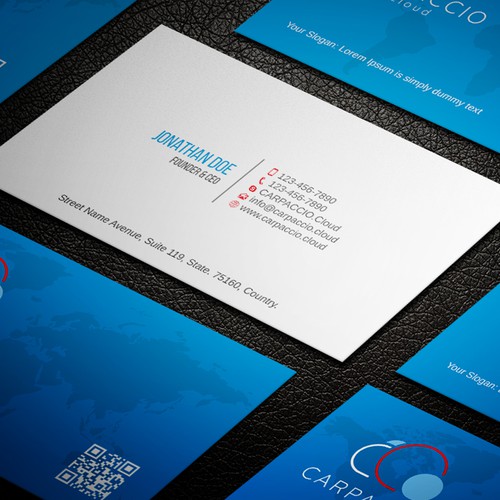 Give more muscle to research with graphic ID for CARPACCIO.cloud Design by DesignsTRIBE