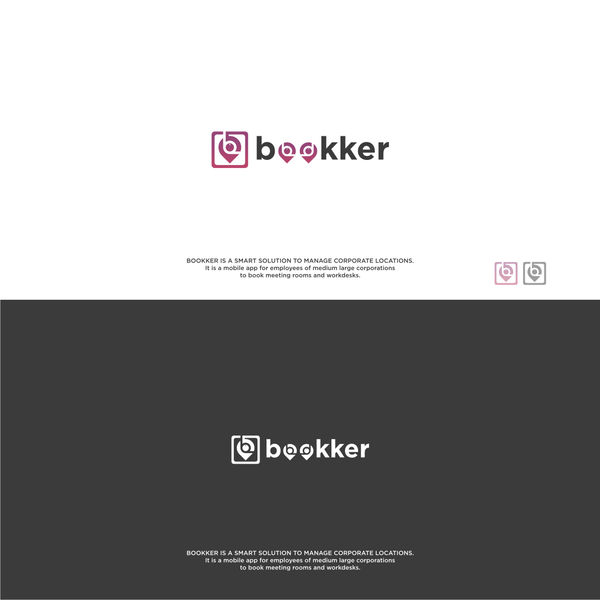 Design by ))k((™ titled "BOOKKER"