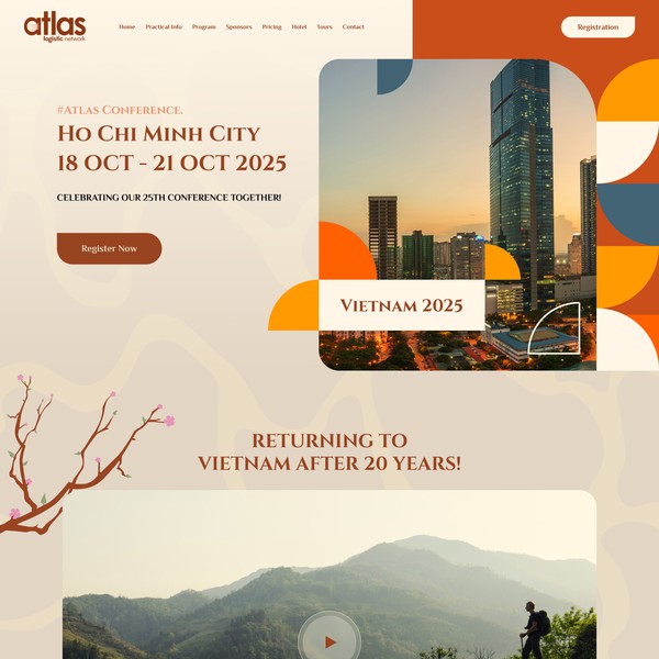 Webdesign for a conference (event)