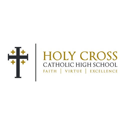 Holy Cross Catholic High School Logo Design Logo & brand identity