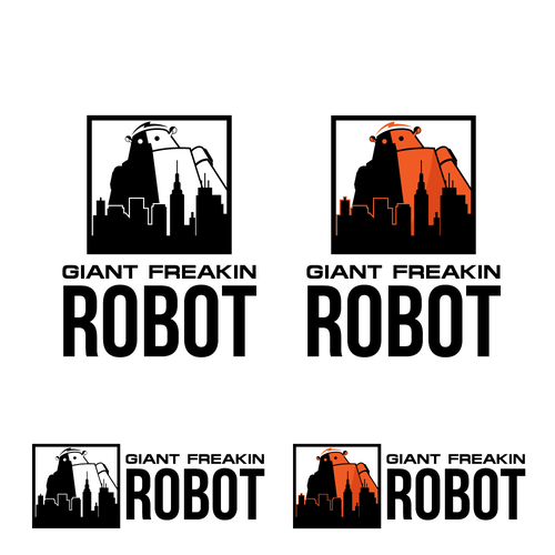 Minimalist, Classy Giant Robot Logo Wanted Design réalisé par taradata