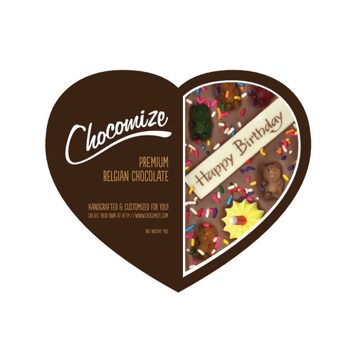 Designs | New heart-shaped product packaging wanted for Chocomize ...