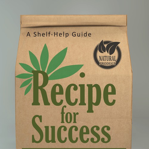 Recipe For Success—a friendly book that looks like a natural-food product Design by Nitsua