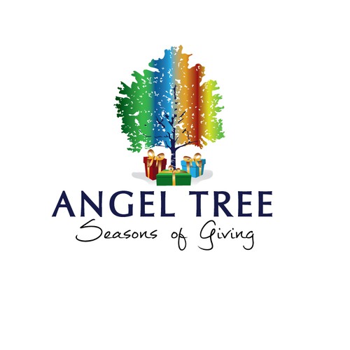 A non-profit logo called Angel Tree Design by Bobcatart