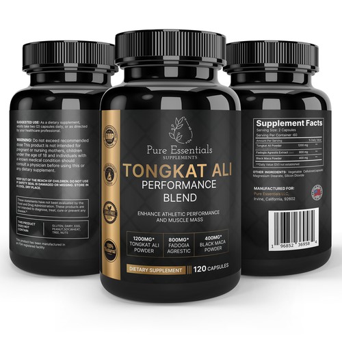 Design di Design a modern product label for my supplement bottle di sazzad_abir