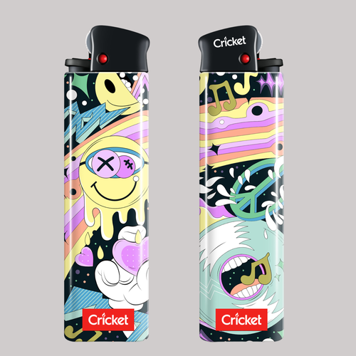Create Art on a Lighter: Astrology, Y2K, Rave & Aliens! [multiple winners] Design by Growmount Studio