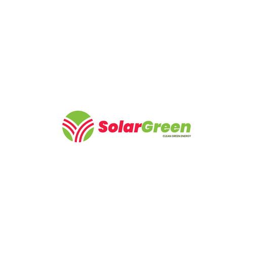 Logo for solar retailer, SolarGreen Design by Emhart Roosevelt