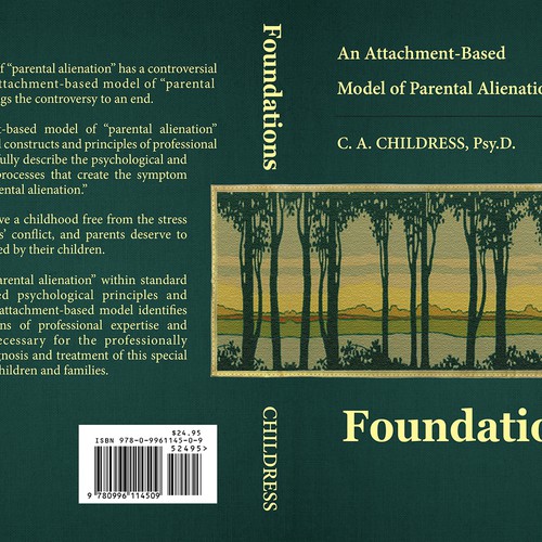 Book cover for professional book - graphics only - on parental alienation Diseño de VanjaDesigning