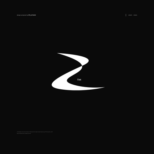 Abstract Z shape logo Design by FF3 ˢᵗᵘᵈⁱᵒ