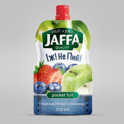 garryveda.comさんのDevelop Concept Design for Jaffa "Fruit in Pocket" adults’ fruit and berry pureeデザイン