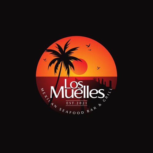 Coastal Mexican Seafood Restaurant Logo Design Ontwerp door Anthem.