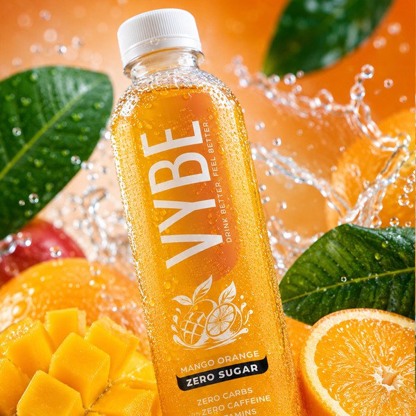 Functional drink label design 