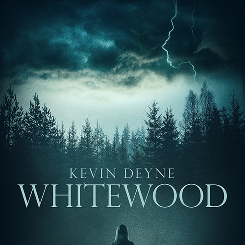 E-Book cover for "Whitewood", a Lovecraftian horror thriller-ontwerp door iZed