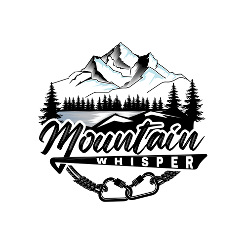 Design a mountain logo for a podcast on mountain sports Design réalisé par Night Hawk