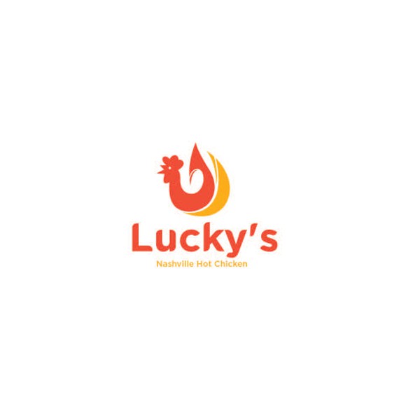 logo concept for Lucky's Nashville Hot Chicken