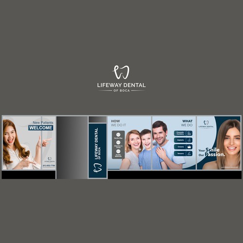 Dental Office Window Decals Design by YuhuuSTD