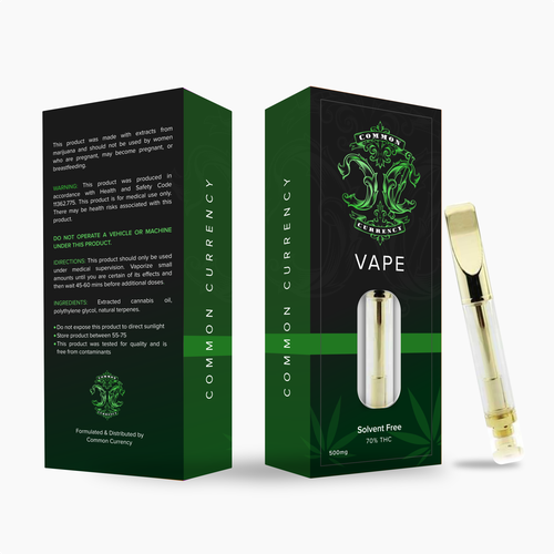 Download Cannabis Vape Packaging | Product packaging contest