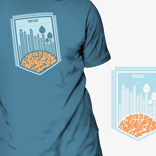 Create 99designs' Next Iconic Community T-shirt Design por favela design