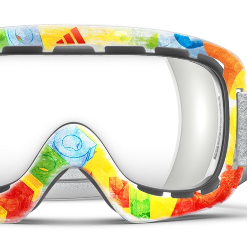 Design adidas goggles for Winter Olympics Réalisé par simiographics