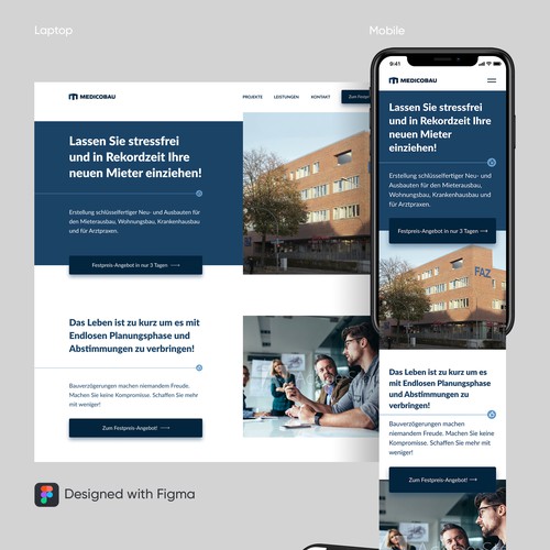 Landing page design contest entry by KOLA AGENCY