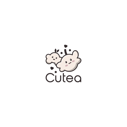 Cute and clean logo for boba/bubble tea shop! Design by AdriánKG