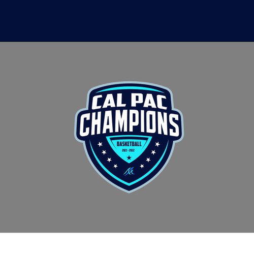 Cal Pac Champions T-Shirt, 2021-22 Design by G 3