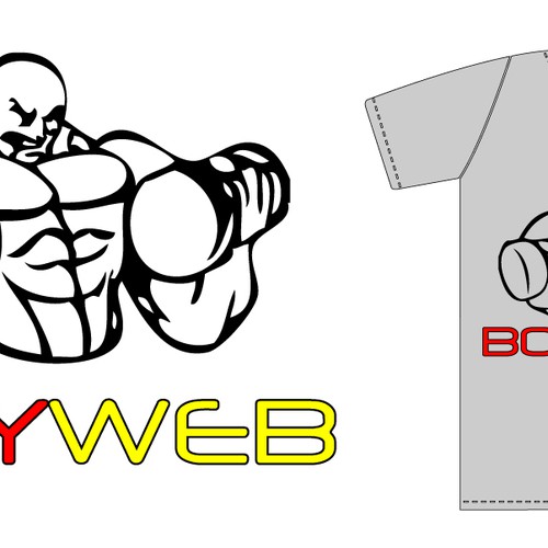 LOGO for : Big FITNESS & BB FORUM and T-Shirt Design réalisé par BaneNS